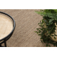Alfombra de cuerda sisal FLOORLUX 20195 color café/color maíz
