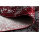 Tapijt VINCI 1407 modern Rozet vintage gewreven - Structureel rood / antraciet