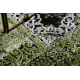 Modern VINCI 1407 carpet Rosette vintage - structural green / anthracite