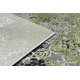Alfombra VINCI 1407 moderna Rosetón vintage - Structural verde / antracita
