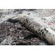 Moderní koberec VINCI 1407 Růžice vintage - Strukturální slonová kost / antracit