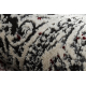Moderne VINCI 1407 Teppe Rosett årgang - strukturell elfenben / rød