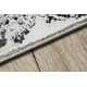 Moderní koberec VINCI 1407 Růžice vintage - Strukturální slonová kost / šedá