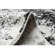 Moderne VINCI 1407 Teppe Rosett årgang - strukturell elfenben / grå