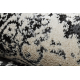 Tapete VINCI 1407 moderno Roseta vintage - Structural marfim / cinzento