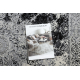 Moderný koberec VINCI 1407 Rozeta vintage - Štrukturálny farba slonoviny / sivá