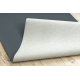 Doormat BH 103W semicircle antislip, outdoor, indoor, gum - silver