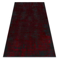 Tepih VINCI 1409 moderna Ornament berba gumiran - Strukturne Crvena