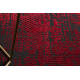 Tæppe VINCI 1409 moderne Ornament vintage vasket - Strukturelle rød