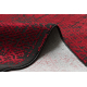Moderne VINCI 1409 Teppe Ornament årgang - strukturell rød