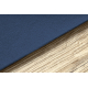 Пътеки противоплъзгаща основа RUMBA 1390 едноцветен тъмно синьо