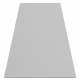 Alfombra de pasillo con refuerzo de goma RUMBA 1719 un solo color gris claro