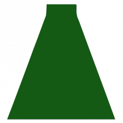 Doormate anti-deslizamento BH 205 círculos, exterior, interior em - castanho