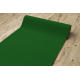 Alfombra de pasillo con refuerzo de goma RUMBA 1967 un solo color verde