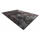Alfombra moderna DUKE 51523 beige / dorado - Estructura, estructurada, muy suave, flecos