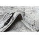 Paklājs VINCI 1417 moderns Ģeometriskais vintage mazgāts - Struktūra ziloņkauls / antracīts