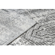 Moderní koberec VINCI 1417 Geometrický vintage - Strukturální slonová kost / antracit