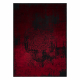 Modern VINCI 1516 matta Rosett vintage - structural röd