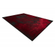 Tapijt VINCI 1516 modern Rozet vintage gewreven - Structureel rood
