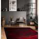 Moderní koberec VINCI 1516 Růžice vintage - Strukturální červený