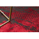 Tæppe VINCI 1516 moderne Roset vintage vasket - Strukturelle rød