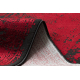 Dywan VINCI 1516 nowoczesny Rozeta vintage przecierany - Strukturalny czerwony