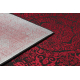 Preproga VINCI 1516 sodobni Rozeta vintage opran - Strukturni rdeča
