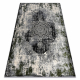 Moderný koberec VINCI 1516 Rozeta vintage - Štrukturálny farba slonoviny / zelená