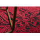 Tepih VINCI 1524 moderna Ornament berba gumiran - Strukturne Crvena