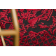 Moderne VINCI 1524 Teppe Ornament årgang - strukturell rød