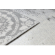 Moderný koberec VINCI 1991 Rozeta vintage - Štrukturálny farba slonoviny / antracitová