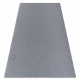 Alfombra de pasillo con refuerzo de goma RUMBA 1809 un solo color mezcla gris