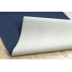 Tapijt met rubber bekleed RUMBA 1390 éénkleurig donkerblauw