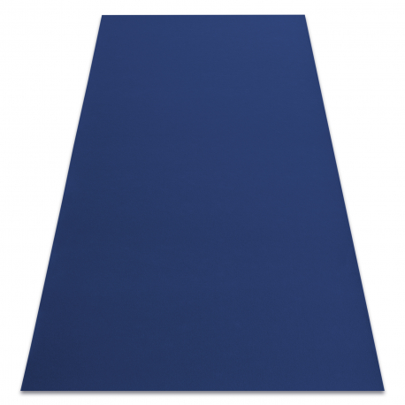 Pogumovaný koberec RUMBA 1380 jednofarebné námornícka zafír