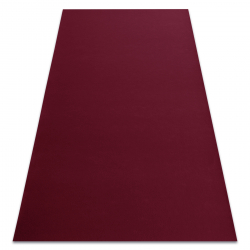 Tapis ANTIDÉRAPANT RUMBA 1974 couleur unique bordeaux