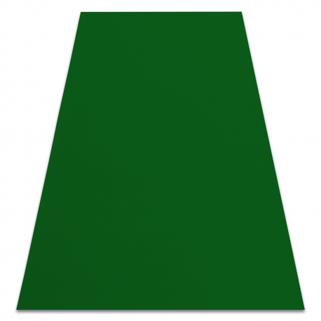 Alfombra con refuerzo de goma RUMBA 1967 un solo color verde