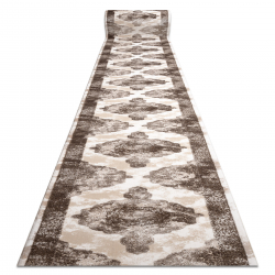 Wycieraczka BH 234 Linie, antypoślizgowa, zewnętrzna, wewnętrzna, na gumie - srebrny