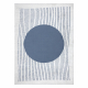 Alfombra SPRINGS 904 moderna Geométrico - Structural azul / marfil