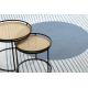 Alfombra SPRINGS 904 moderna Geométrico - Structural azul / marfil