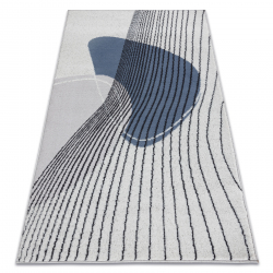 Tapis VISCO argent 3 peluche, IMITATION FOURRURE DE LAPIN