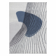 Dywan SPRINGS 905 nowoczesny Abstrakcja - strukturalny kość słoniowa / niebieski