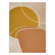 CURVY tappeto lavabile bianco 11 Curves, strutturale, goffrato, morbido