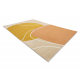 CURVY tappeto lavabile bianco 11 Curves, strutturale, goffrato, morbido