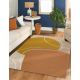 CURVY tappeto lavabile bianco 11 Curves, strutturale, goffrato, morbido