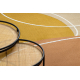 CURVY tappeto lavabile bianco 11 Curves, strutturale, goffrato, morbido