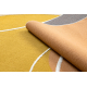 CURVY tappeto lavabile bianco 11 Curves, strutturale, goffrato, morbido