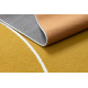 CURVY tappeto lavabile bianco 11 Curves, strutturale, goffrato, morbido