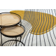 Alfombra VISCO circulo plata 3 felpa, IMITACIÓN PIEL DE CONEJO