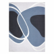 Alfombra SPRINGS 910 moderna Abstracción - Structural azul / antracita