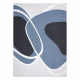 Carpet VISCO dark blue 10 plush, IMITATION OF RABBIT FUR